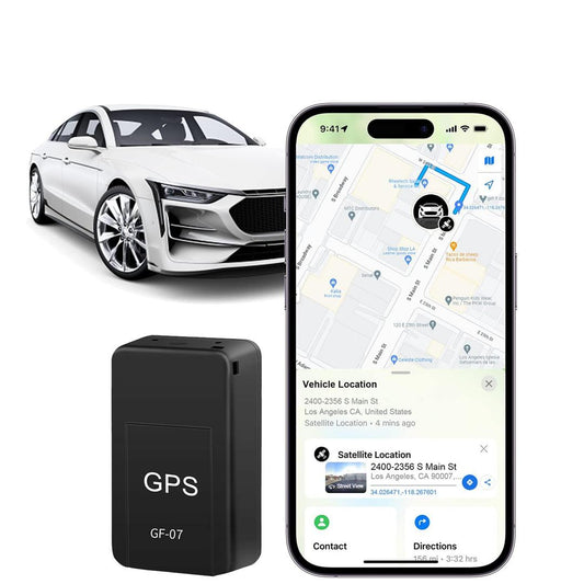 Mini GPS Tracker GF-07 Black Portable Pet & Car Locator