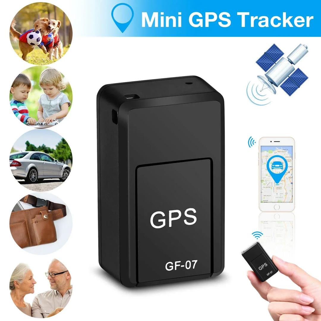 Mini GPS Tracker GF-07 Black Portable Pet & Car Locator